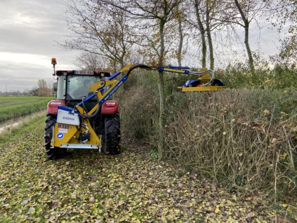 Mulchdek op maaiarm M 380 Marolin - armmaaier - mulcher - mulchingkit - heggenmulcher