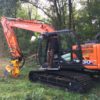 Stronkenfrees SCE-550H Herder-Fermex op Hitachi graafmachine