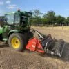 Muratori MZ62SXL overtopfrees op John Deere tractor geschikt voor grondbewerking - Enfouisseuses de cailloux