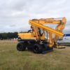 Herder MRZ maaikorf op Hyundai graafmachine voor het maaien van riet, grachten, bermen of sloot