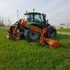 Marolin M 600 maaiarm (armmaaier) met klepelmaaier op Deutz-Fahr tractor