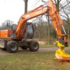 Stronkenfrees SCE-550H Herder-Fermex op Hitachi graafmachine