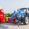 Elkaer HKL EX aanbouwframe op New Holland tractor