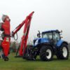 Elkaer HS3800 zaagunit op New Holland tractor