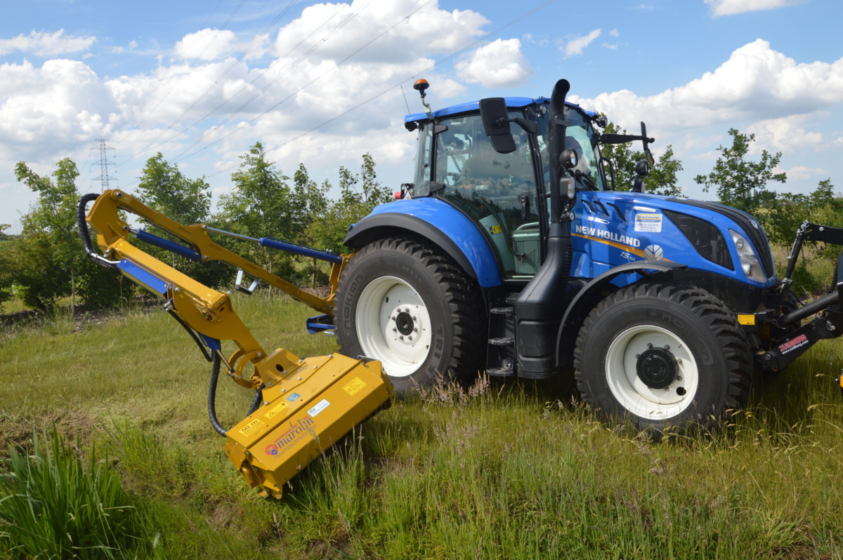 Marolin MS580SX APS op New Holland tractor - Marc Wulteputte