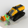 Bladblazer op werktuigdrager CR10 Herder