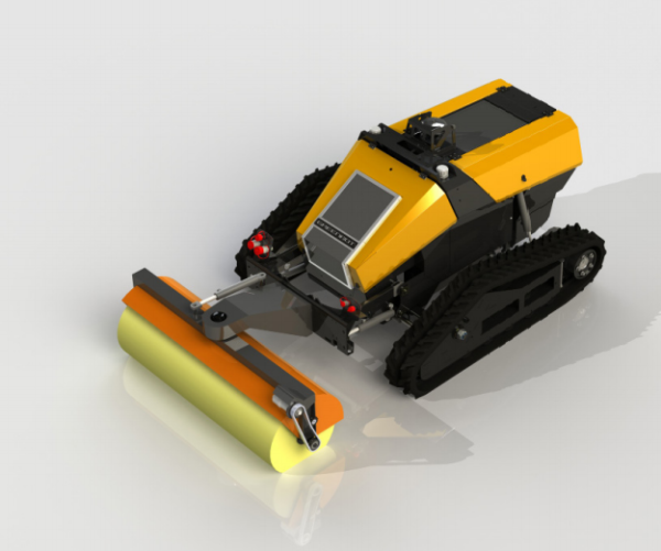 Veegmachine op werktuigdrager CR10 Herder