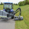 Maaiarm Scorpion 330 S met klepelmaaier Greentec op New Holland tractor - armmaaier voor achter of frontmontage