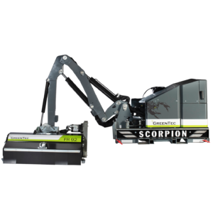 Maaiarm Scorpion 330 Greentec - Armmaaier achter of front montage
